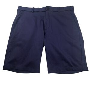 Rhone Shorts Men's Size 33 Blue Performance Golf Stretch Activewear 9" Inseam